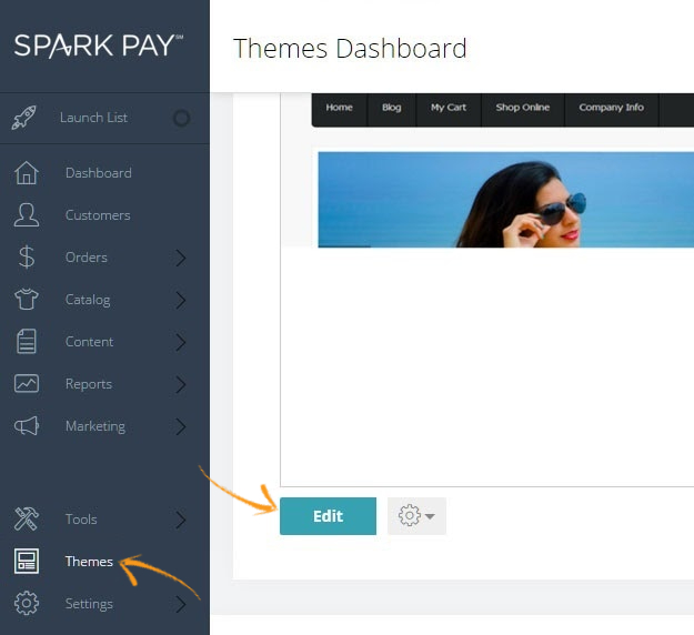 Spark Pay admin panel